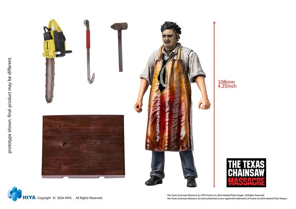 Texas Chainsaw Massacre (1974) Exquisite Mini Action Figur 1/18 Killing Mask 11 cm Hiya Toys