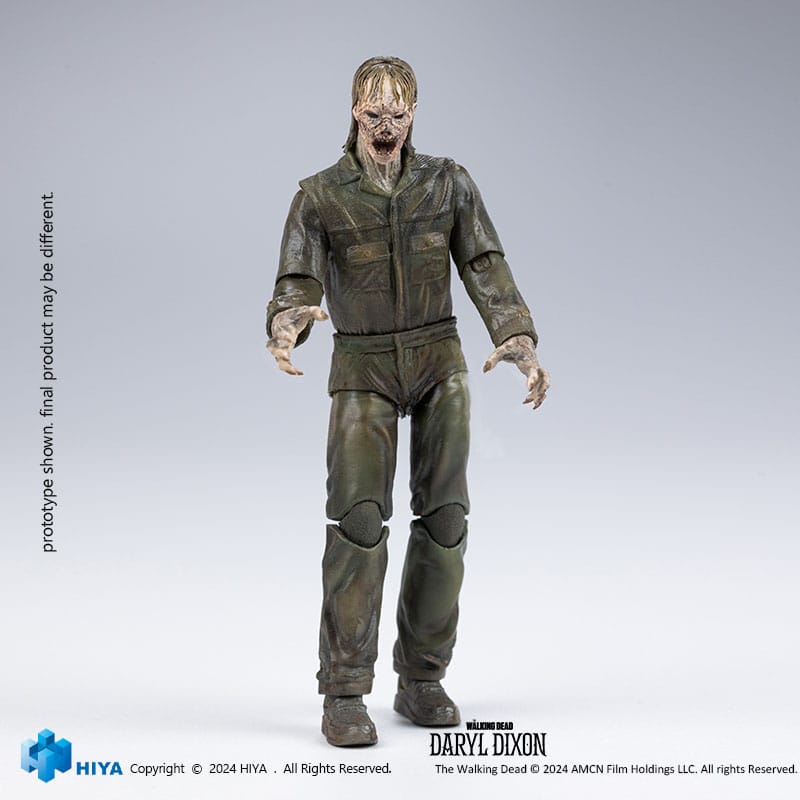 The Walking Dead Exquisite Mini Action Figur 1/18 Daryl Dixon Dark Eyes Walker 11 cm Hiya Toys