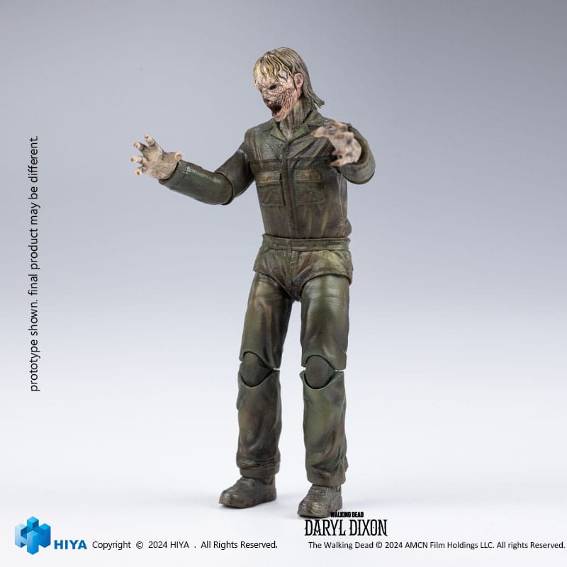 The Walking Dead Exquisite Mini Action Figur 1/18 Daryl Dixon Dark Eyes Walker 11 cm Hiya Toys