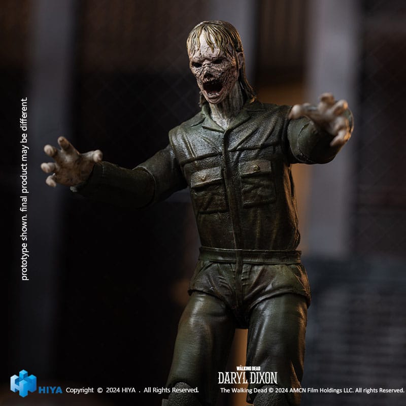 The Walking Dead Exquisite Mini Action Figur 1/18 Daryl Dixon Dark Eyes Walker 11 cm Hiya Toys