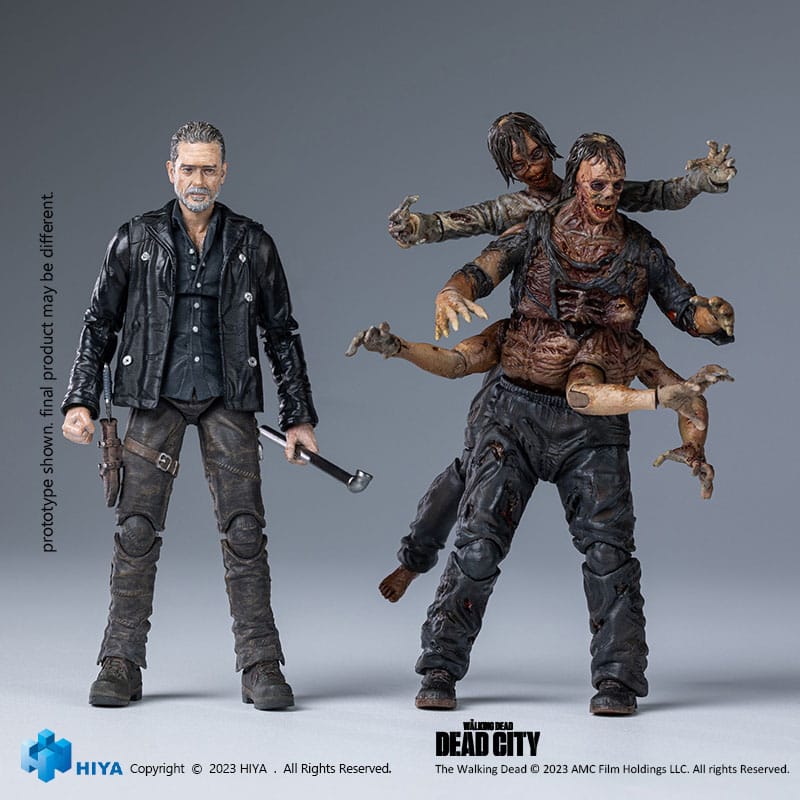 The Walking Dead Exquisite Mini Action Figur 1/18 Dead City Negan 11 cm Hiya Toys