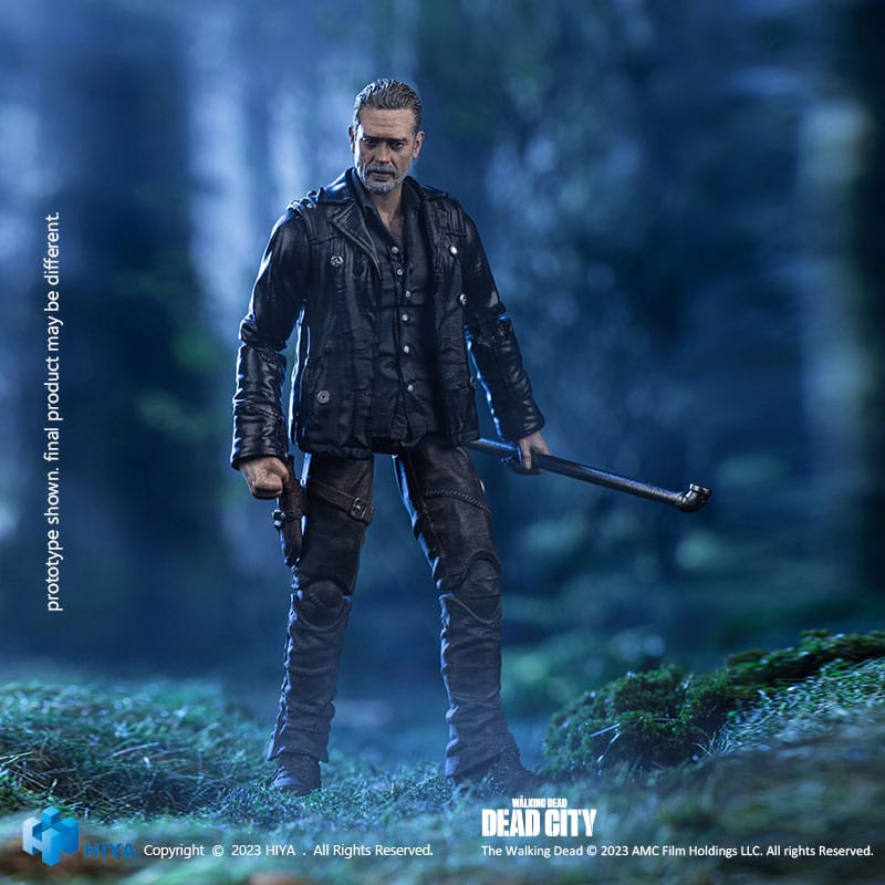 The Walking Dead Exquisite Mini Action Figur 1/18 Dead City Negan 11 cm Hiya Toys