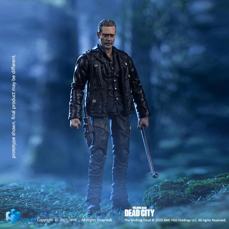 The Walking Dead Exquisite Mini Action Figur 1/18 Dead City Negan 11 cm Hiya Toys