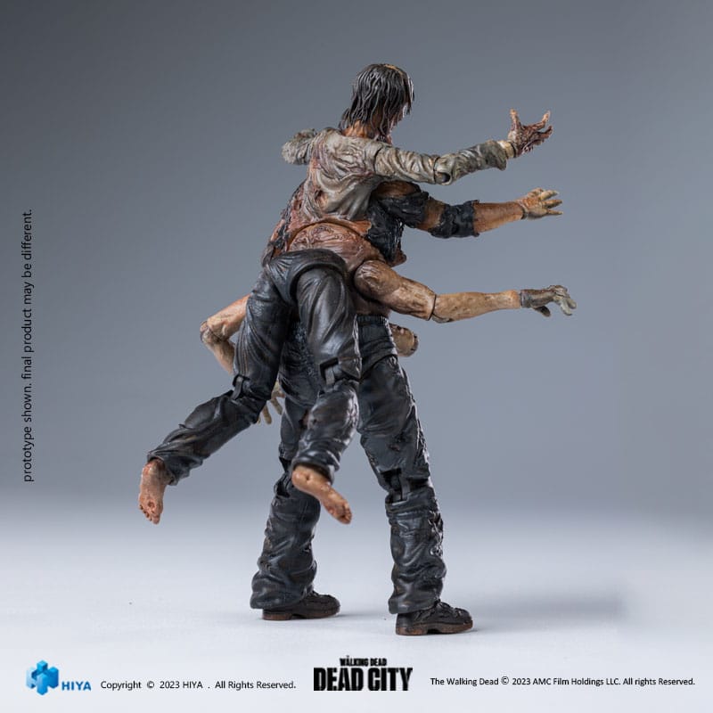 The Walking Dead Exquisite Mini Action Figur 1/18 Dead City Walker King 11 cm Hiya Toys