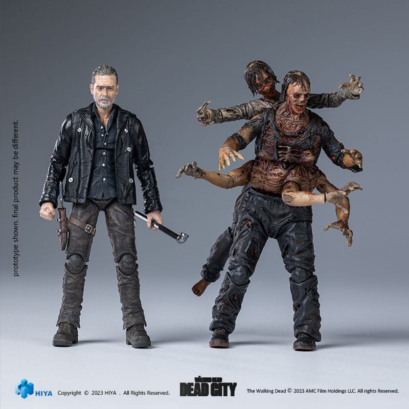 The Walking Dead Exquisite Mini Action Figur 1/18 Dead City Walker King 11 cm Hiya Toys