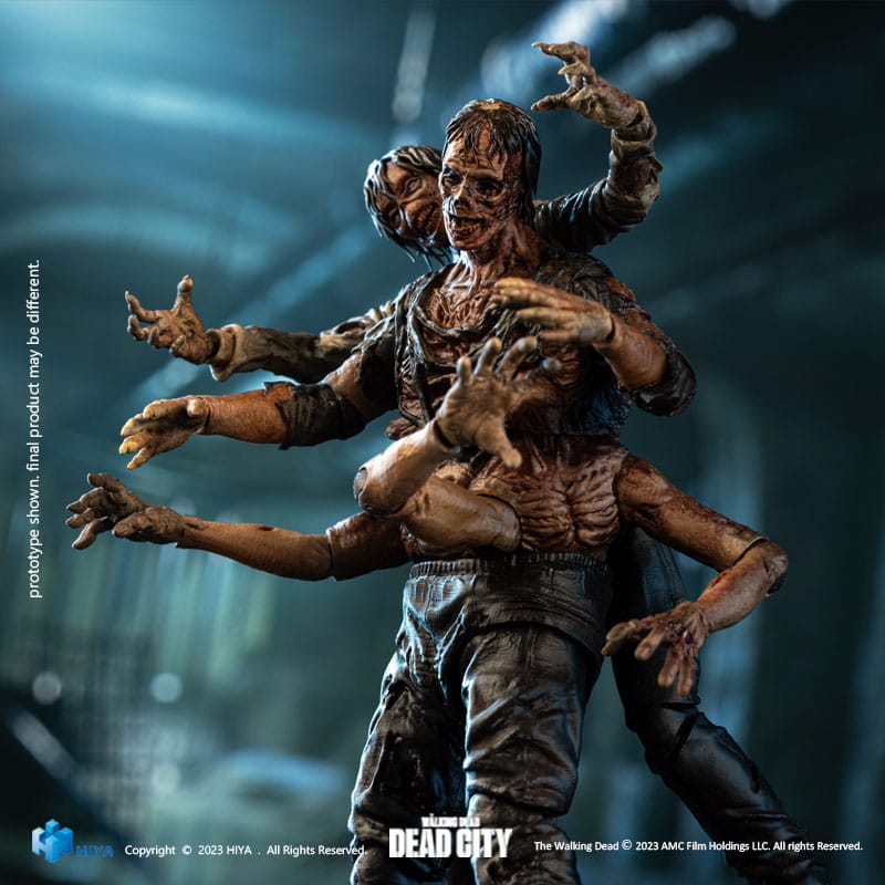 The Walking Dead Exquisite Mini Action Figur 1/18 Dead City Walker King 11 cm Hiya Toys
