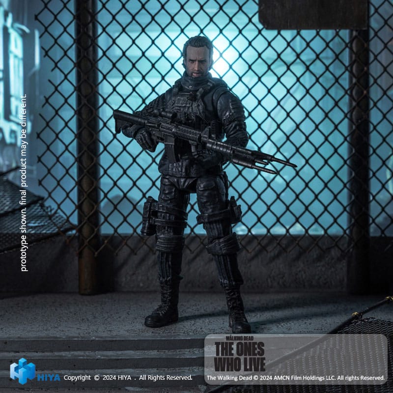The Walking Dead: The Ones Who Lived Exquisite Mini Action Figur 1/18 Rick Grimes 11 cm Hiya Toys