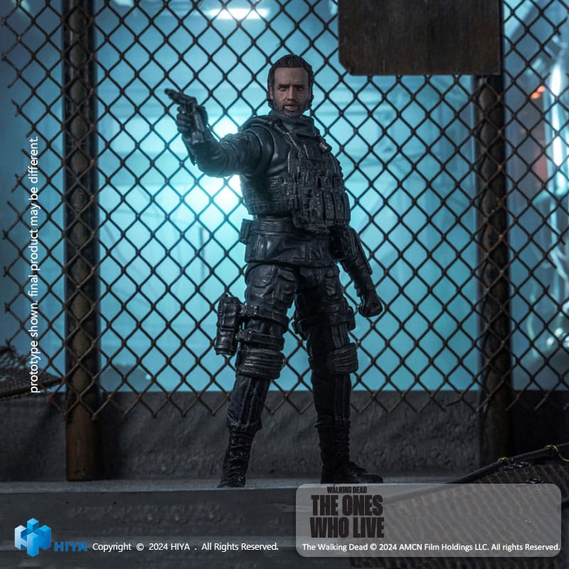 The Walking Dead: The Ones Who Lived Exquisite Mini Action Figur 1/18 Rick Grimes 11 cm Hiya Toys