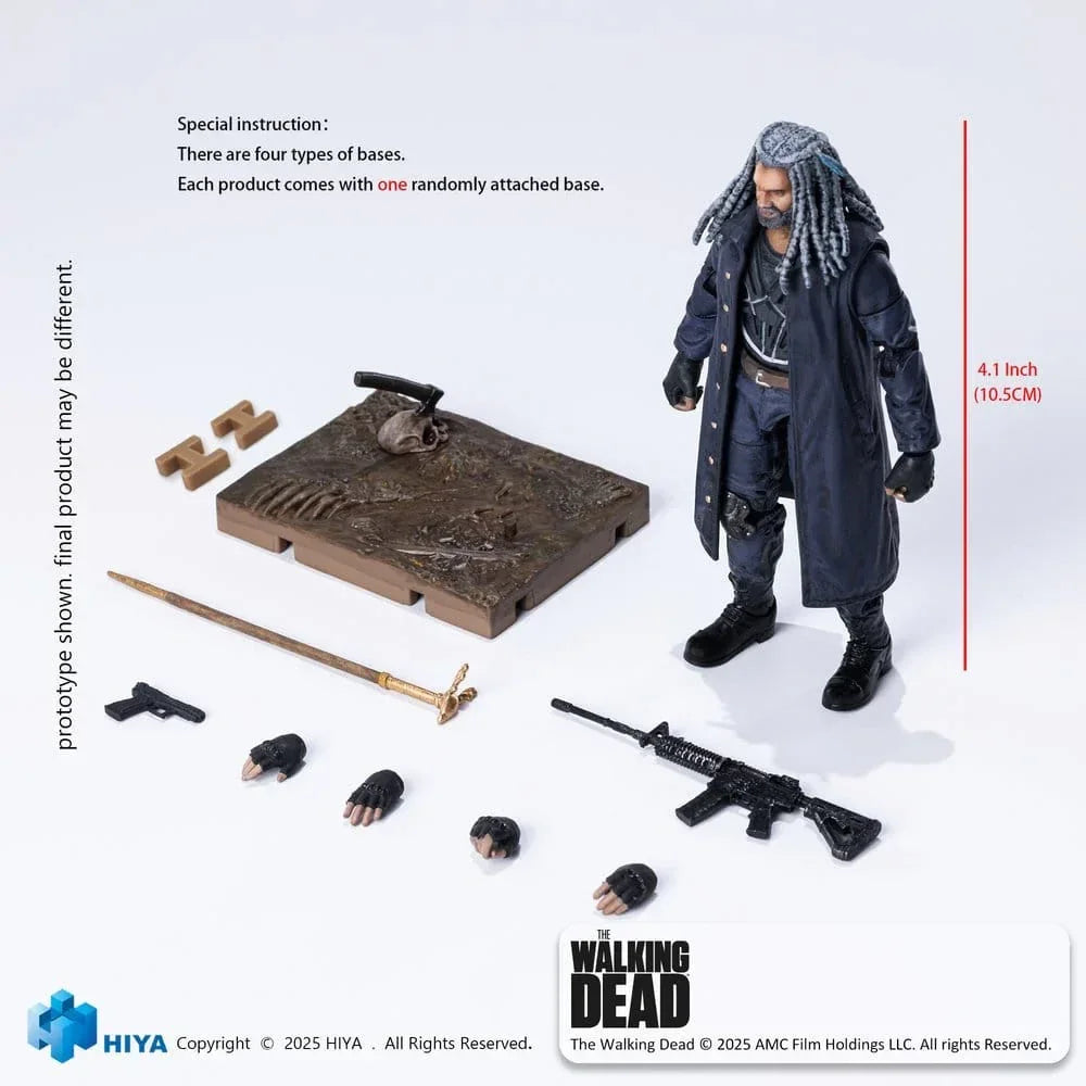 The Walking Dead Exquisite Mini Series Actionfigur 1/18 Ezekiel 11 cm Hiya Toys