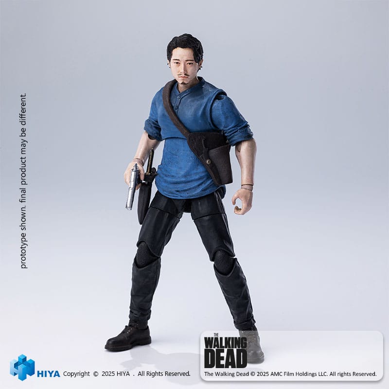 The Walking Dead Exquisite Mini Series Actionfigur 1/18 Glenn 11 cm Hiya Toys