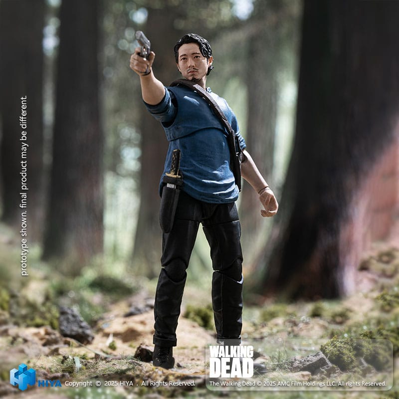 The Walking Dead Exquisite Mini Series Actionfigur 1/18 Glenn 11 cm Hiya Toys