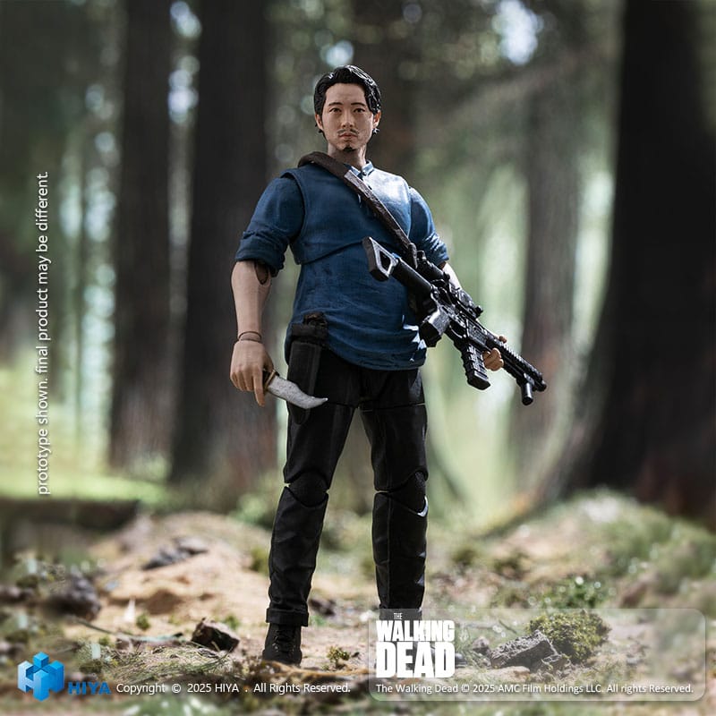 The Walking Dead Exquisite Mini Series Actionfigur 1/18 Glenn 11 cm Hiya Toys