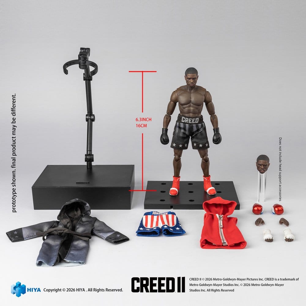 Creed II Exquisit Super Actionfigur 1/12 Skala Adonis Creed 16 cm