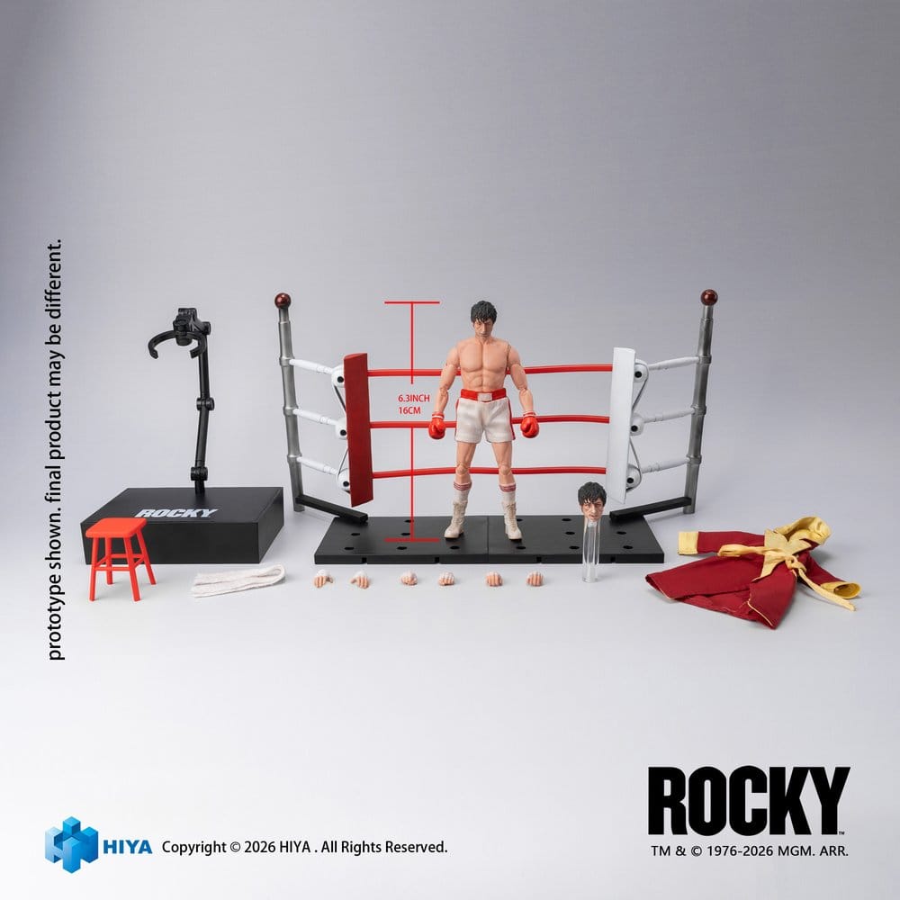 Rocky I Exquisite Super Actionfigur i skala 1/12, 16 cm