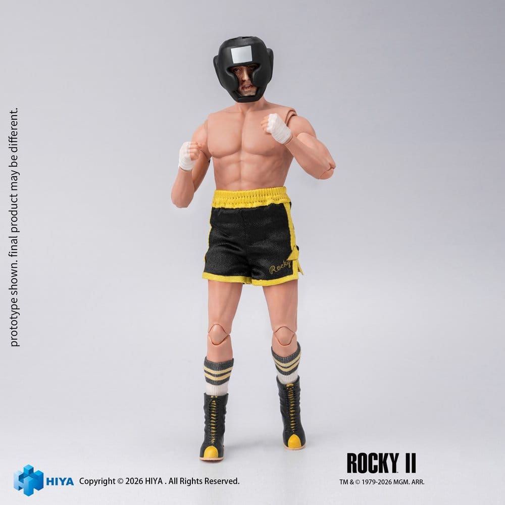 Rocky II Exquisite Super Action Figur 1/12 Rocky Boxer Version 16 cm