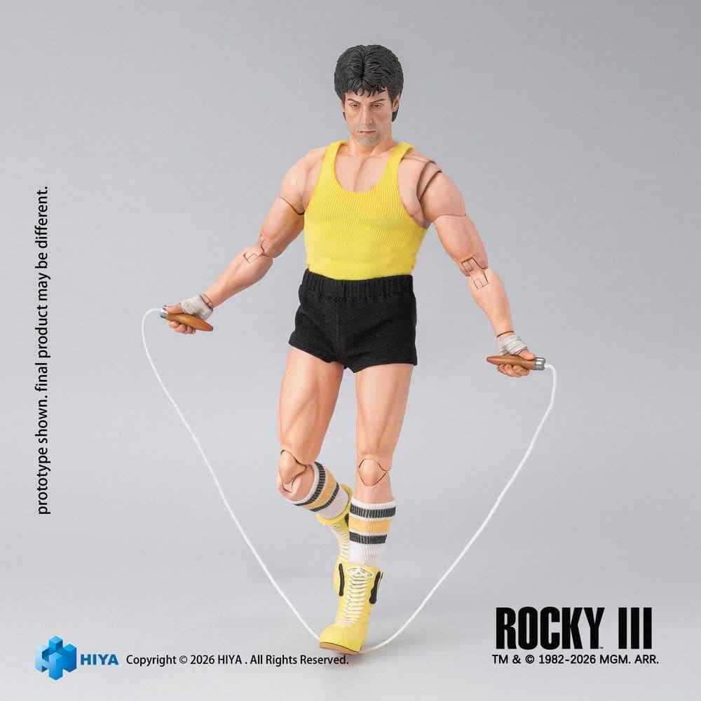 Rocky III Exklusiv Super Actionfigur 1/12 Rocky Boxare Version 16 cm