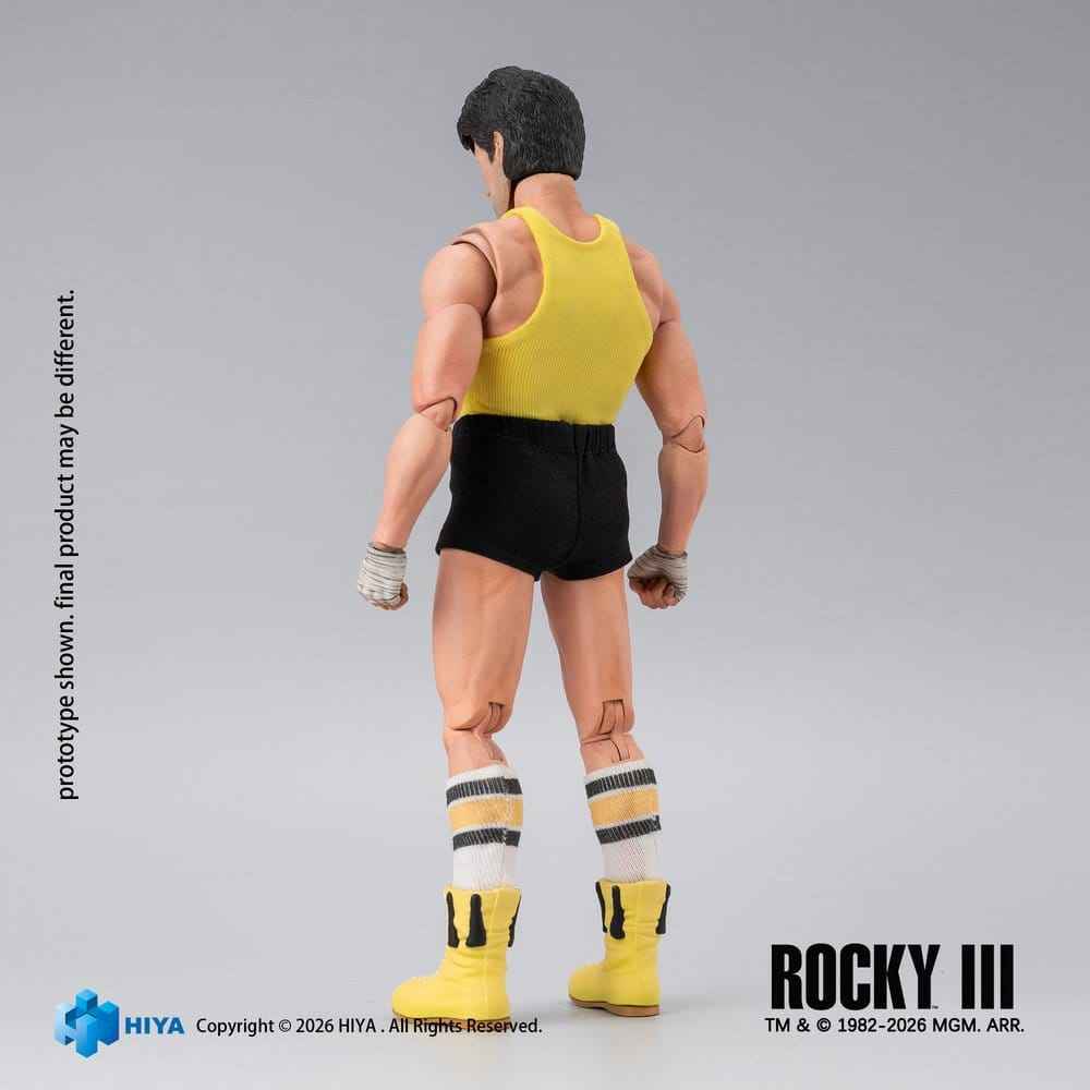 Rocky III Exklusiv Super Actionfigur 1/12 Rocky Boxare Version 16 cm