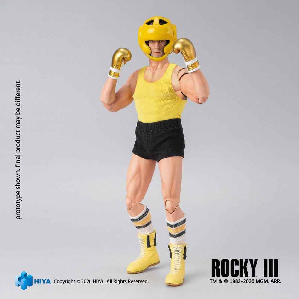 Rocky III Exklusiv Super Actionfigur 1/12 Rocky Boxare Version 16 cm
