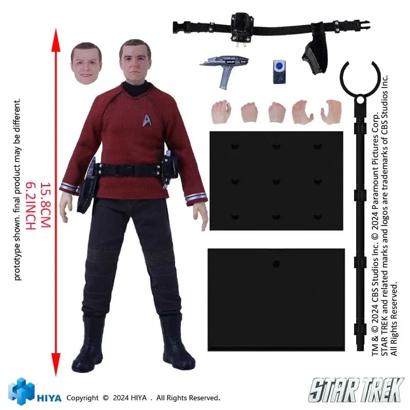 Star Trek 2009 Exquisite Super Series Actionfigur 1/12 Scotty 16 cm Hiya Toys