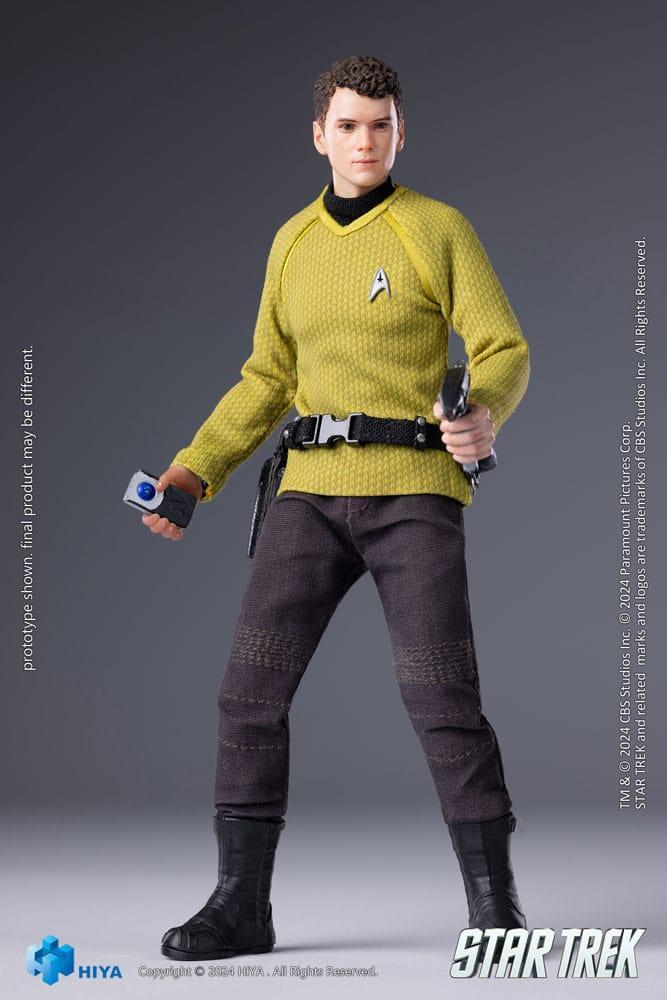 Star Trek 2009 Exquisite Super Series Actionfigur 1/12 Chekov 16 cm Hiya Toys
