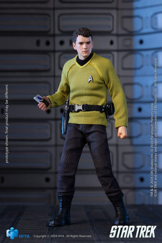 Star Trek 2009 Exquisite Super Series Actionfigur 1/12 Chekov 16 cm Hiya Toys