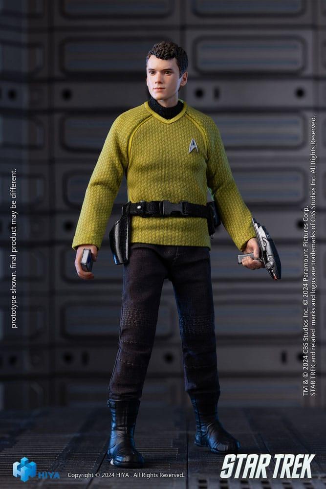 Star Trek 2009 Exquisite Super Series Actionfigur 1/12 Chekov 16 cm Hiya Toys