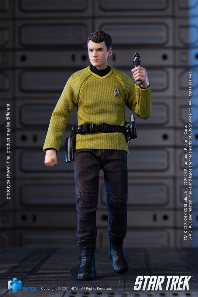 Star Trek 2009 Exquisite Super Series Actionfigur 1/12 Chekov 16 cm Hiya Toys