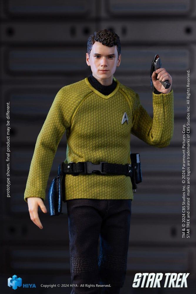 Star Trek 2009 Exquisite Super Series Actionfigur 1/12 Chekov 16 cm Hiya Toys
