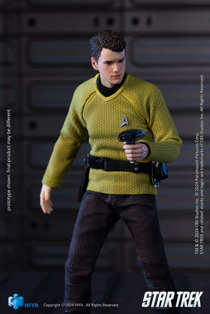 Star Trek 2009 Exquisite Super Series Actionfigur 1/12 Chekov 16 cm Hiya Toys