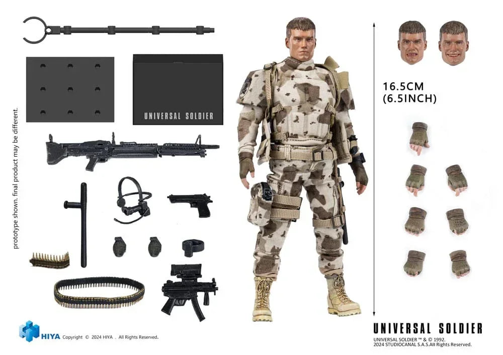 Universal Soldier Exquisite Super Series Actionfigur 1/12 Andrew Scott 16 cm Hiya Toys