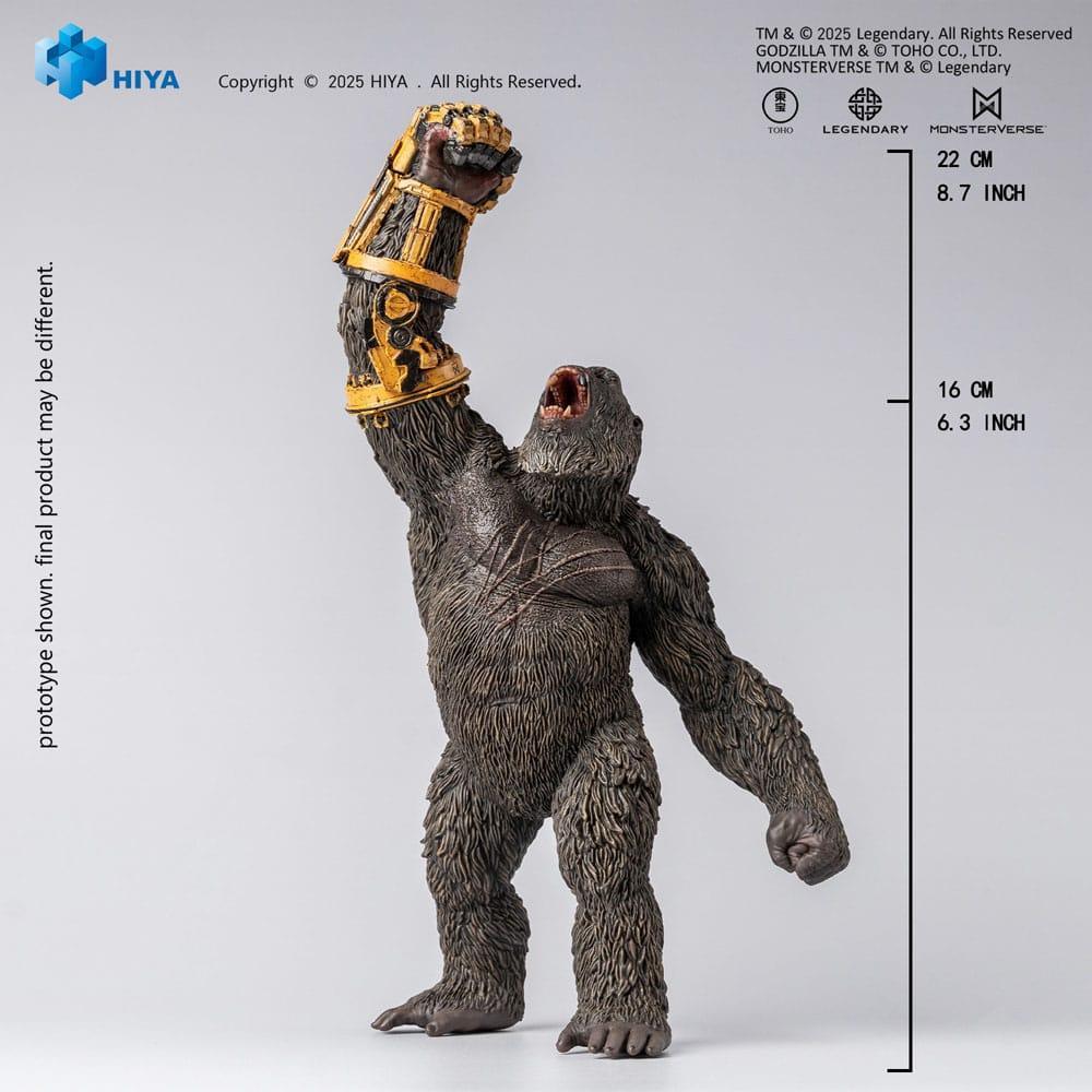 Godzilla x Kong The New Empire Stylist Series PVC Figur Kong B.E.A.S.T. Glove Version 22 cm Hiya Toys
