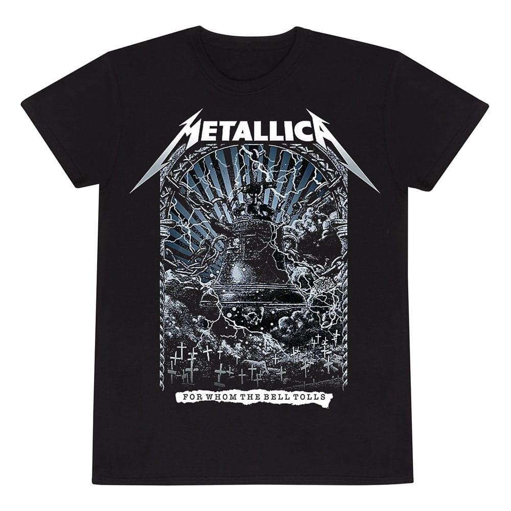 Metallica T-Shirt - For Whom The Bells Toll - Black - Size M Heroes Inc