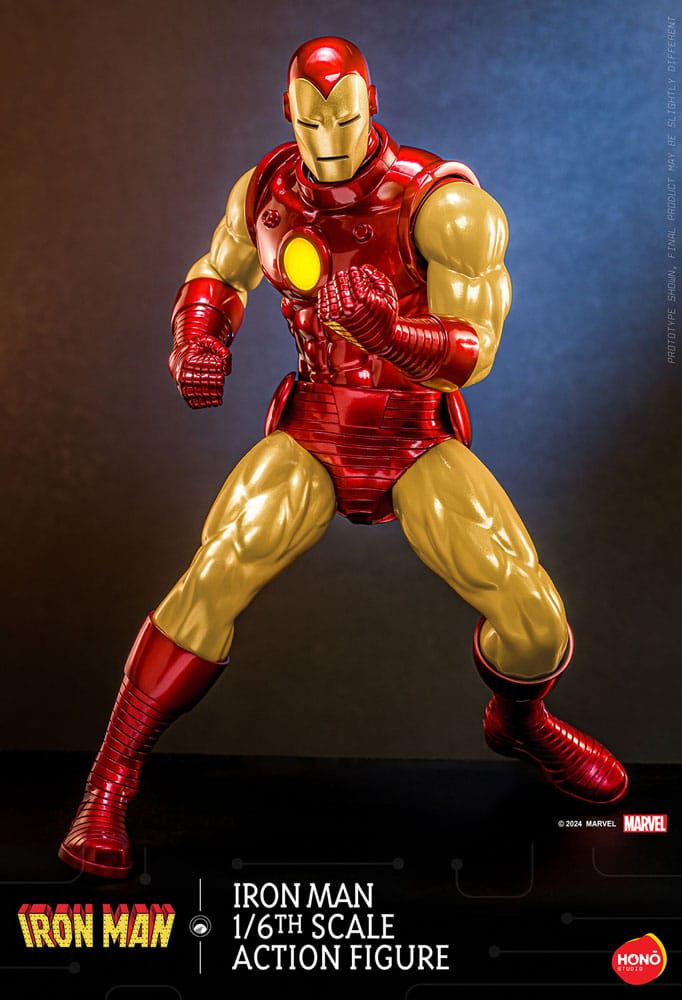 Marvel Action Figur 1/6 Iron Man 32 cm - Ultimate Samlarobjekt Hono Studio