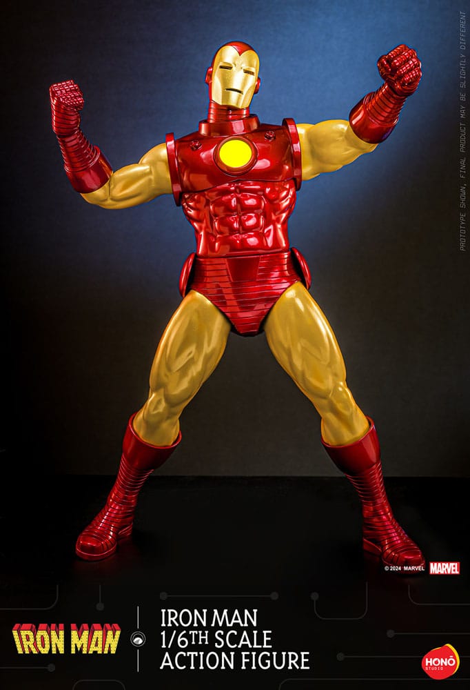 Marvel Action Figur 1/6 Iron Man 32 cm - Ultimate Samlarobjekt Hono Studio