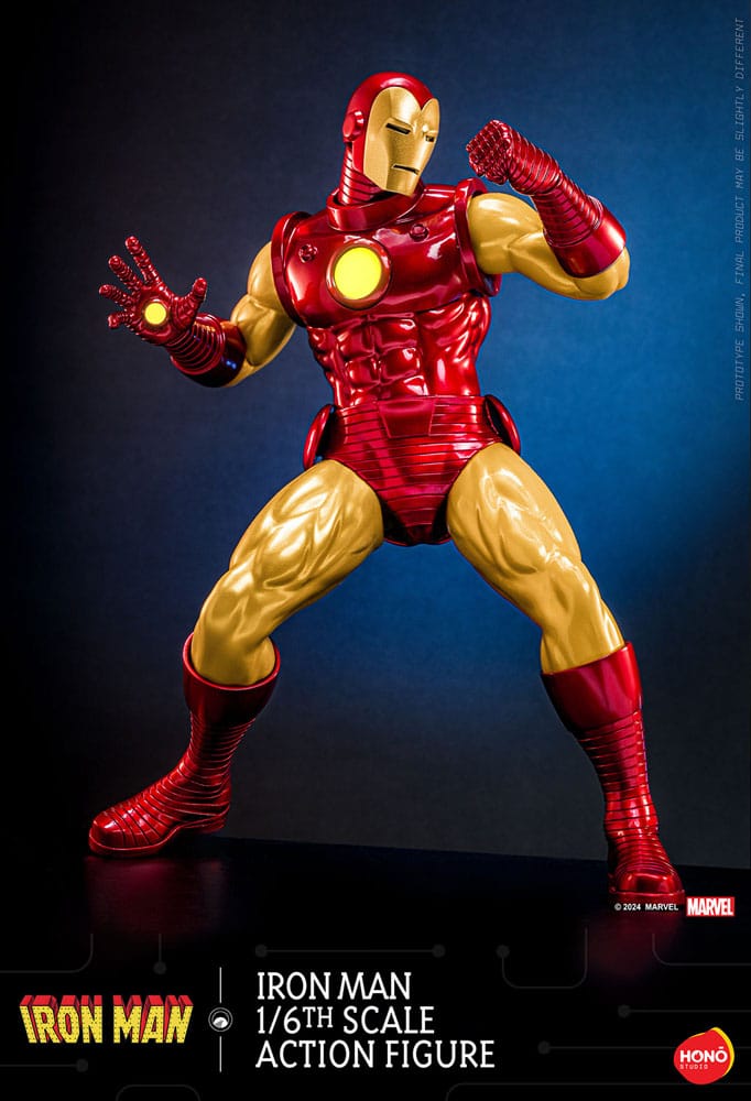 Marvel Action Figur 1/6 Iron Man 32 cm - Ultimate Samlarobjekt Hono Studio
