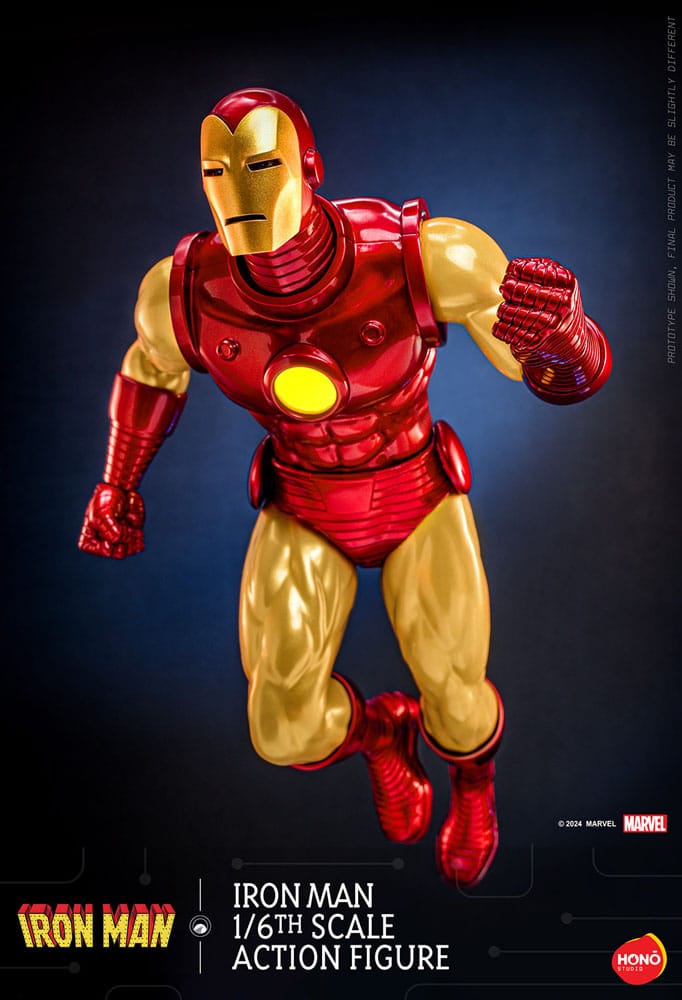 Marvel Action Figur 1/6 Iron Man 32 cm - Ultimate Samlarobjekt Hono Studio