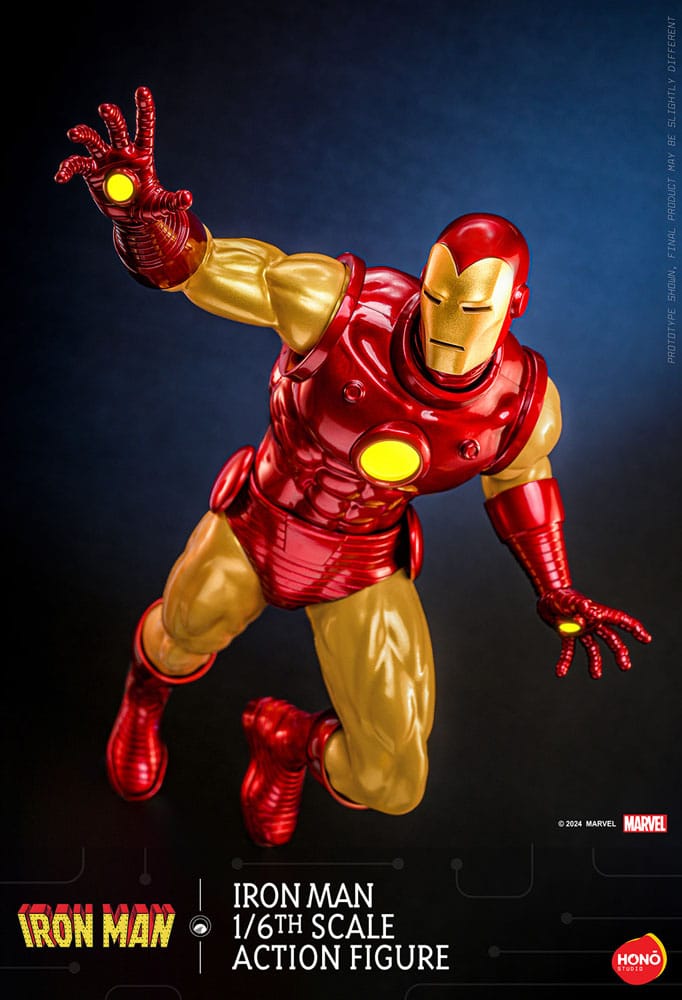 Marvel Action Figur 1/6 Iron Man 32 cm - Ultimate Samlarobjekt Hono Studio