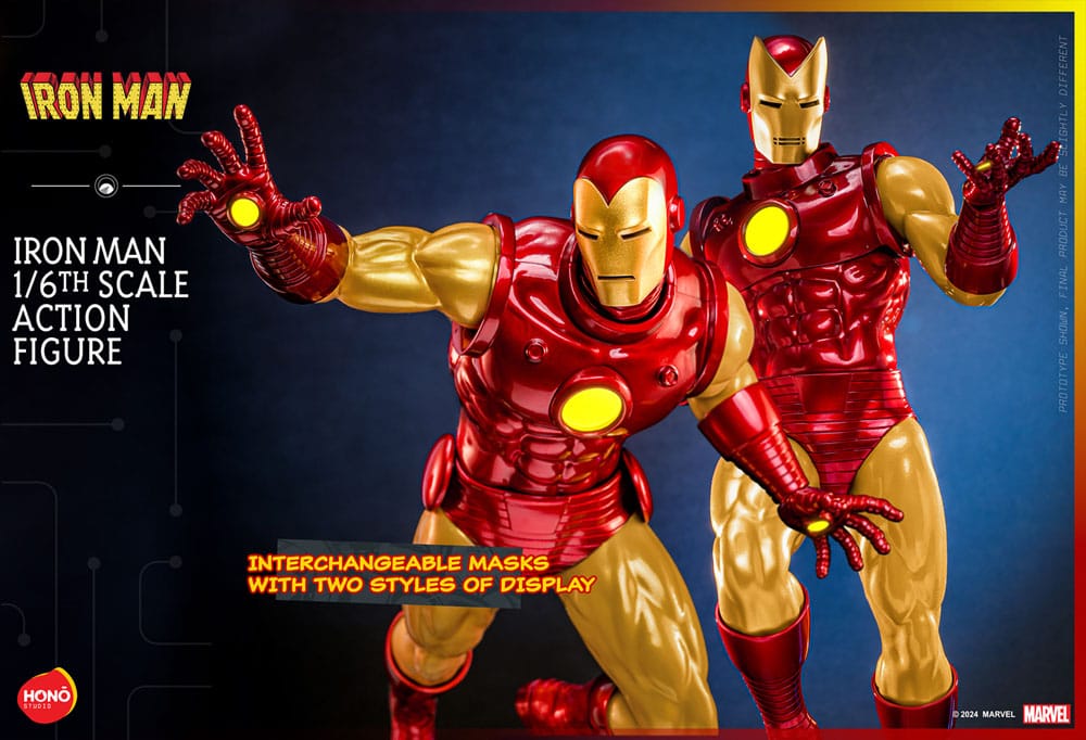 Marvel Action Figur 1/6 Iron Man 32 cm - Ultimate Samlarobjekt Hono Studio