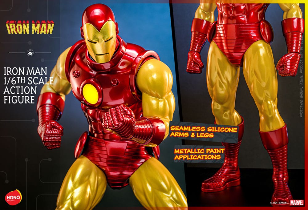 Marvel Action Figur 1/6 Iron Man 32 cm - Ultimate Samlarobjekt Hono Studio