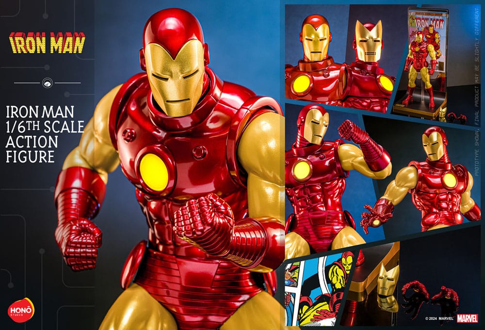 Marvel Action Figur 1/6 Iron Man 32 cm - Ultimate Samlarobjekt Hono Studio