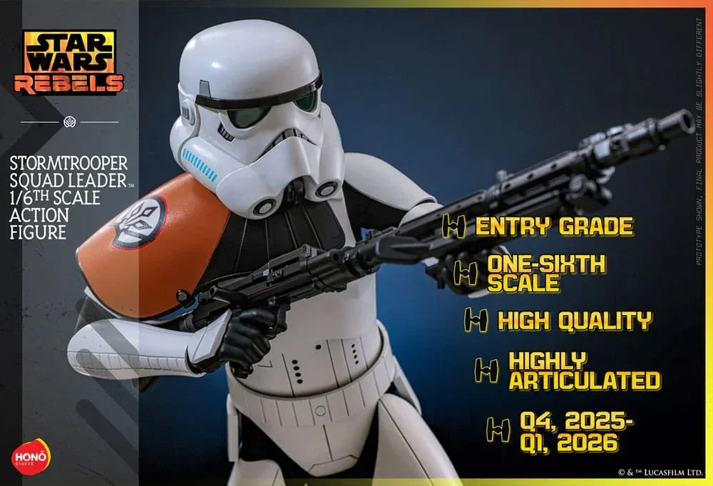 Star Wars: Rebels Action Figur 1/6 Stormtrooper Squad Leader 28 cm Hono Studio