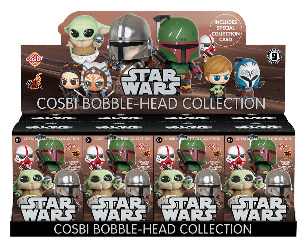 Star Wars Cosbi Mini Figurer Serie 1 8 cm Blind Box Display (8)