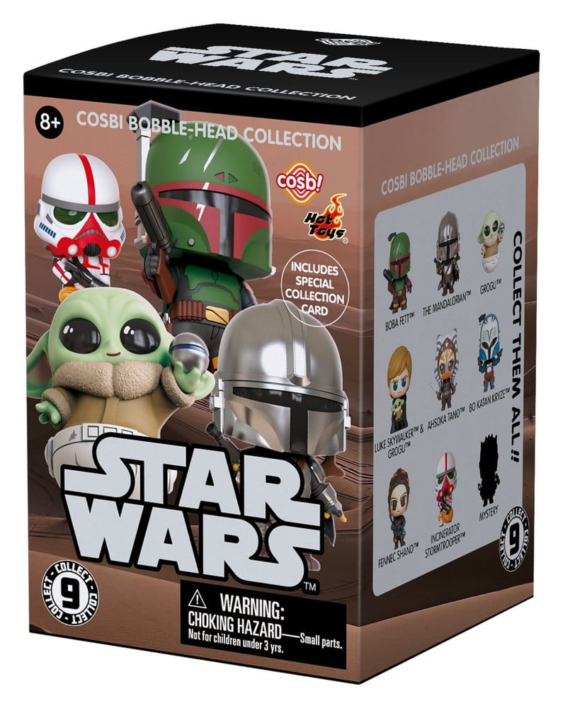 Star Wars Cosbi Mini Figurer Serie 1 8 cm Blind Box Display (8)