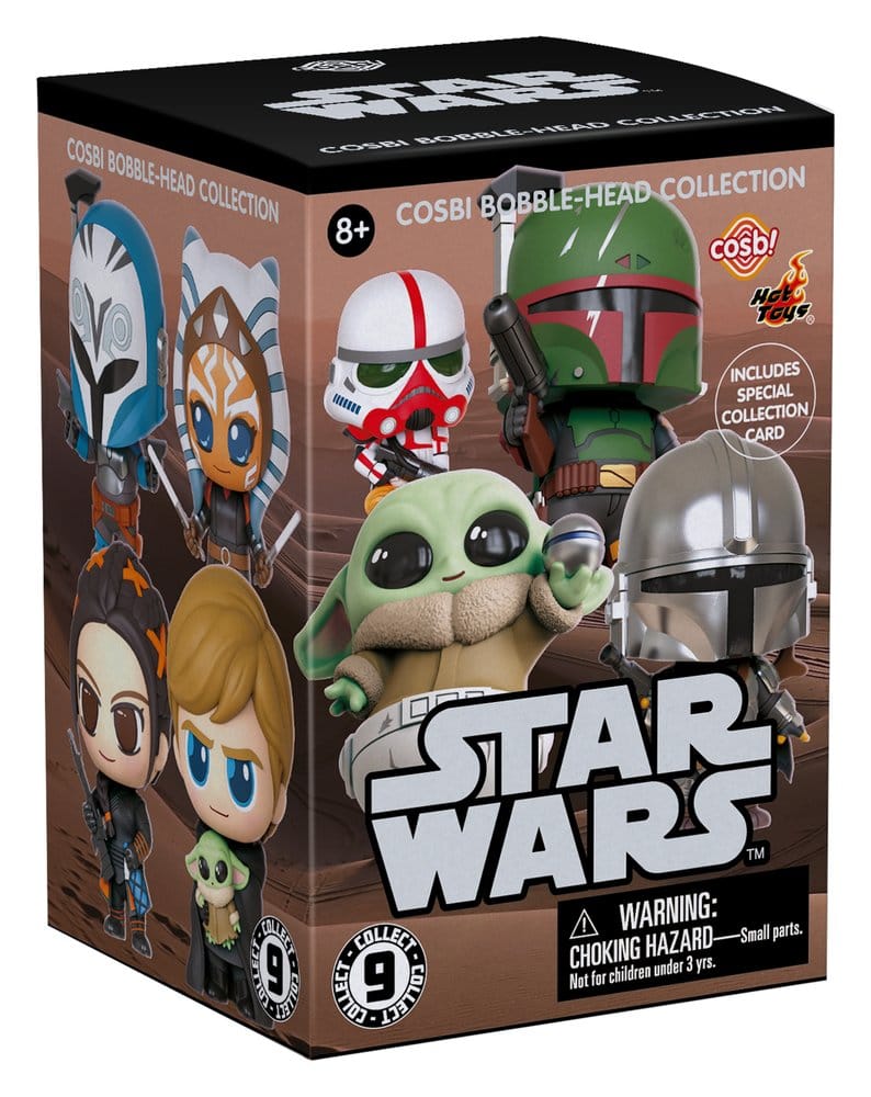 Star Wars Cosbi Mini Figurer Serie 1 8 cm Blind Box Display (8)