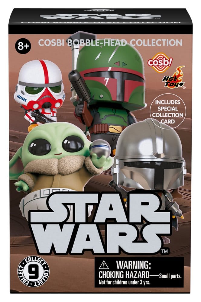 Star Wars Cosbi Mini Figurer Serie 1 8 cm Blind Box Display (8)