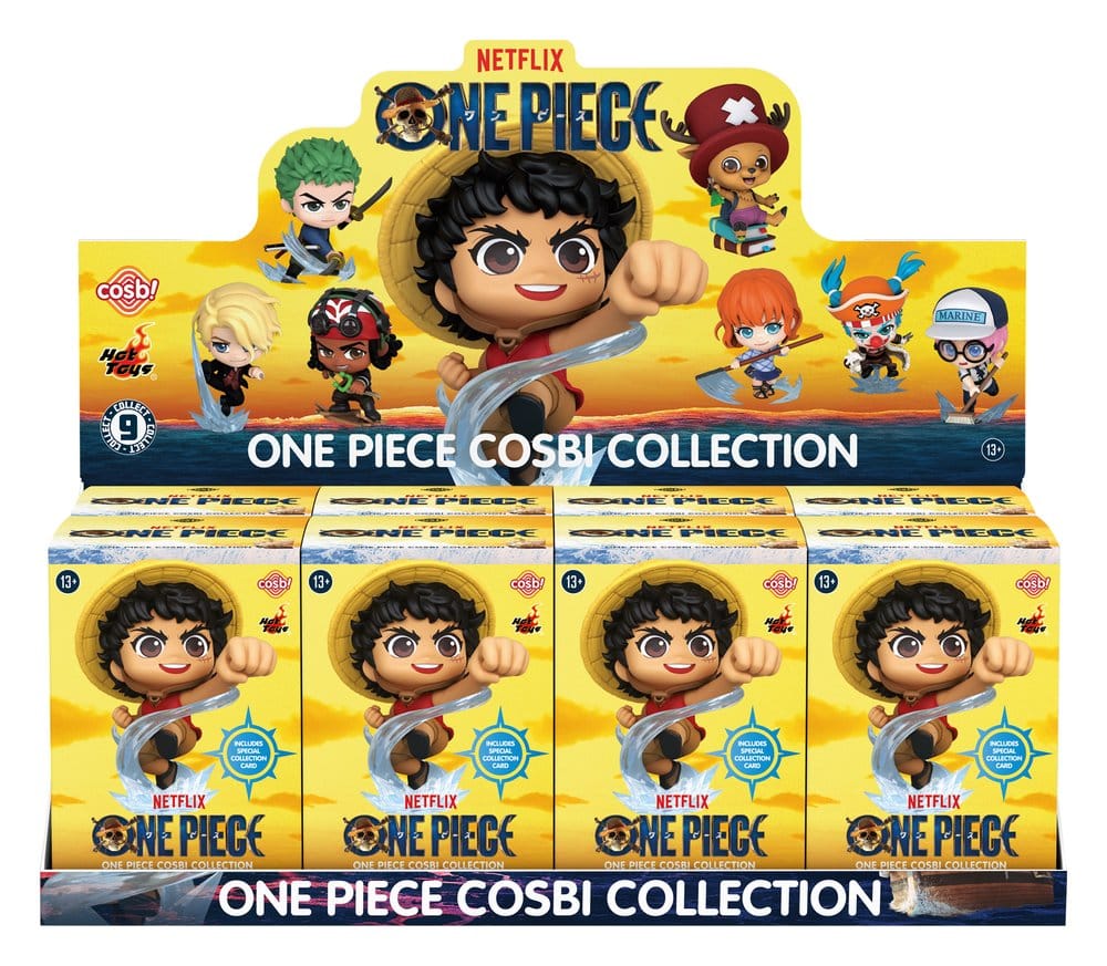 One Piece Cosbi Mini Figurer 8 cm Blind Box Display (8)