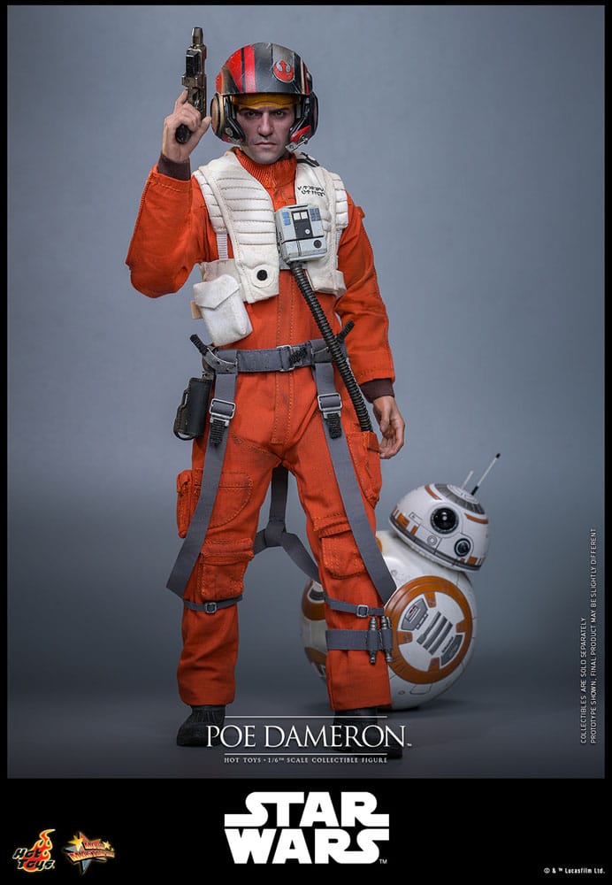 Star Wars Action Figur 1/6 Poe Dameron 30 cm Hot Toys
