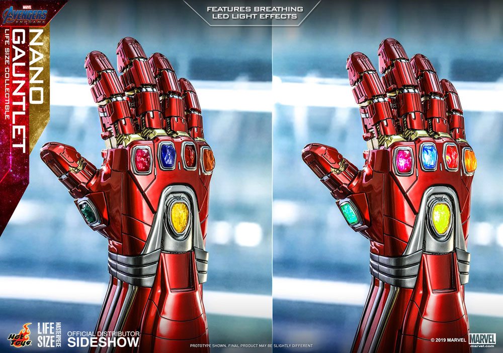 Avengers: Endgame Life-Size Masterpiece Nano Gauntlet 52 cm Sideshow Collectibles