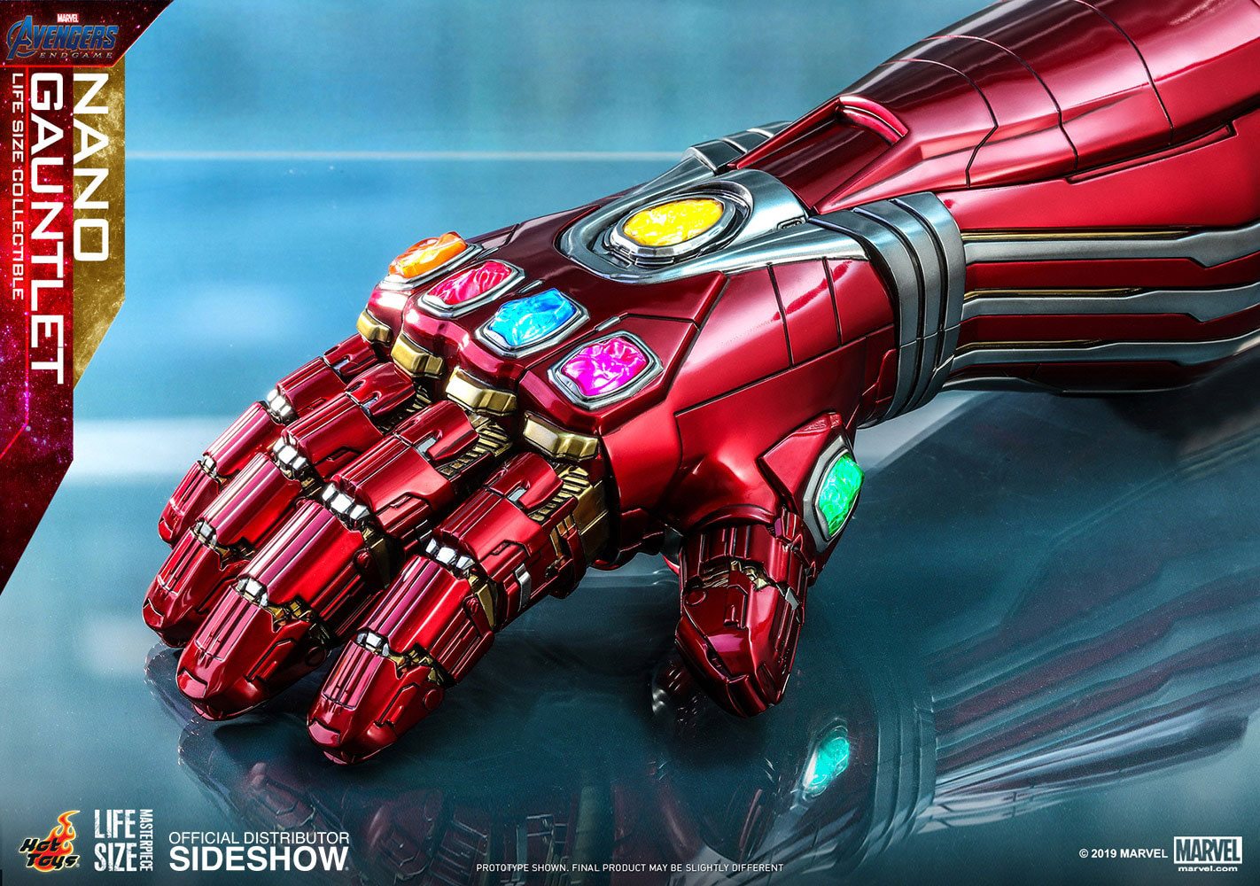Avengers: Endgame Life-Size Masterpiece Nano Gauntlet 52 cm Sideshow Collectibles
