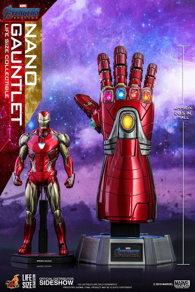 Avengers: Endgame Life-Size Masterpiece Nano Gauntlet 52 cm Sideshow Collectibles